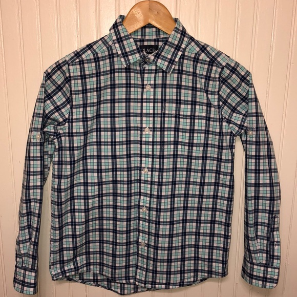The Children’s Place Dupplin Check Button Down - Picture 1 of 5